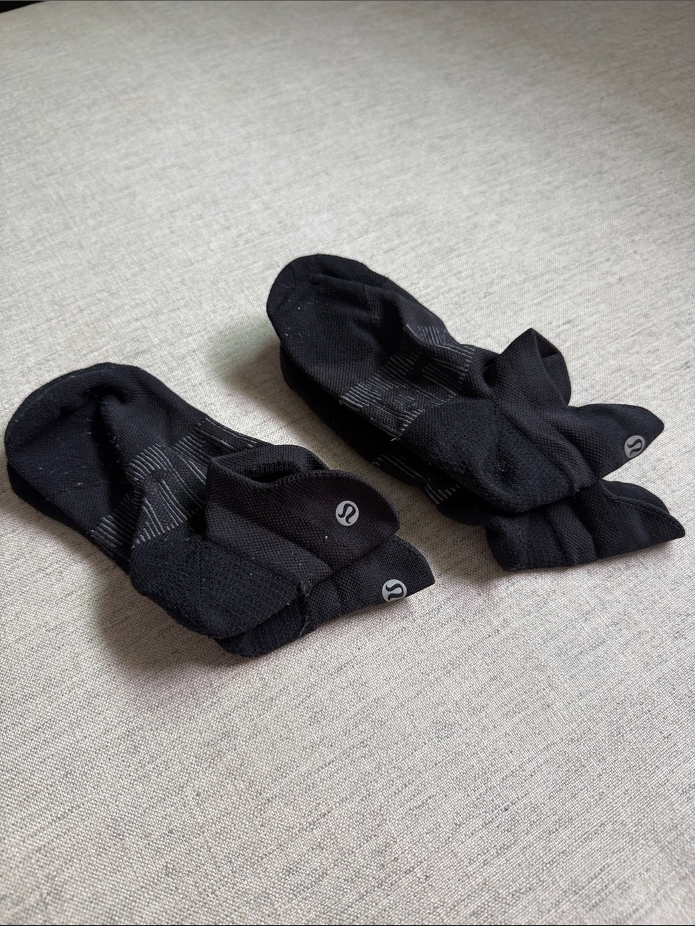 lululemon athletica Women's Black Ankle Athletic Socks